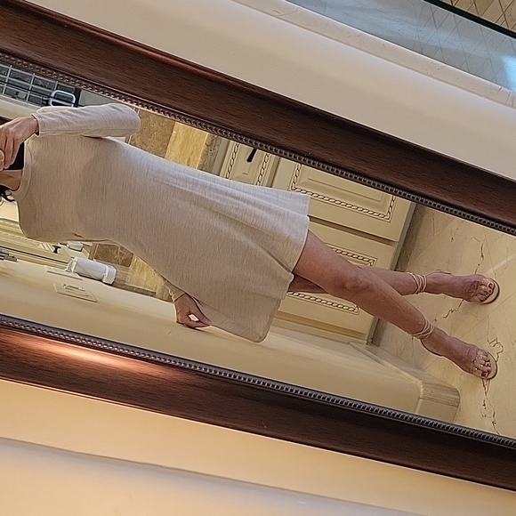 H&M Divided Delicate Knit Crewneck Long-sleeved Dress, Sz 6 - Picture 6 of 16